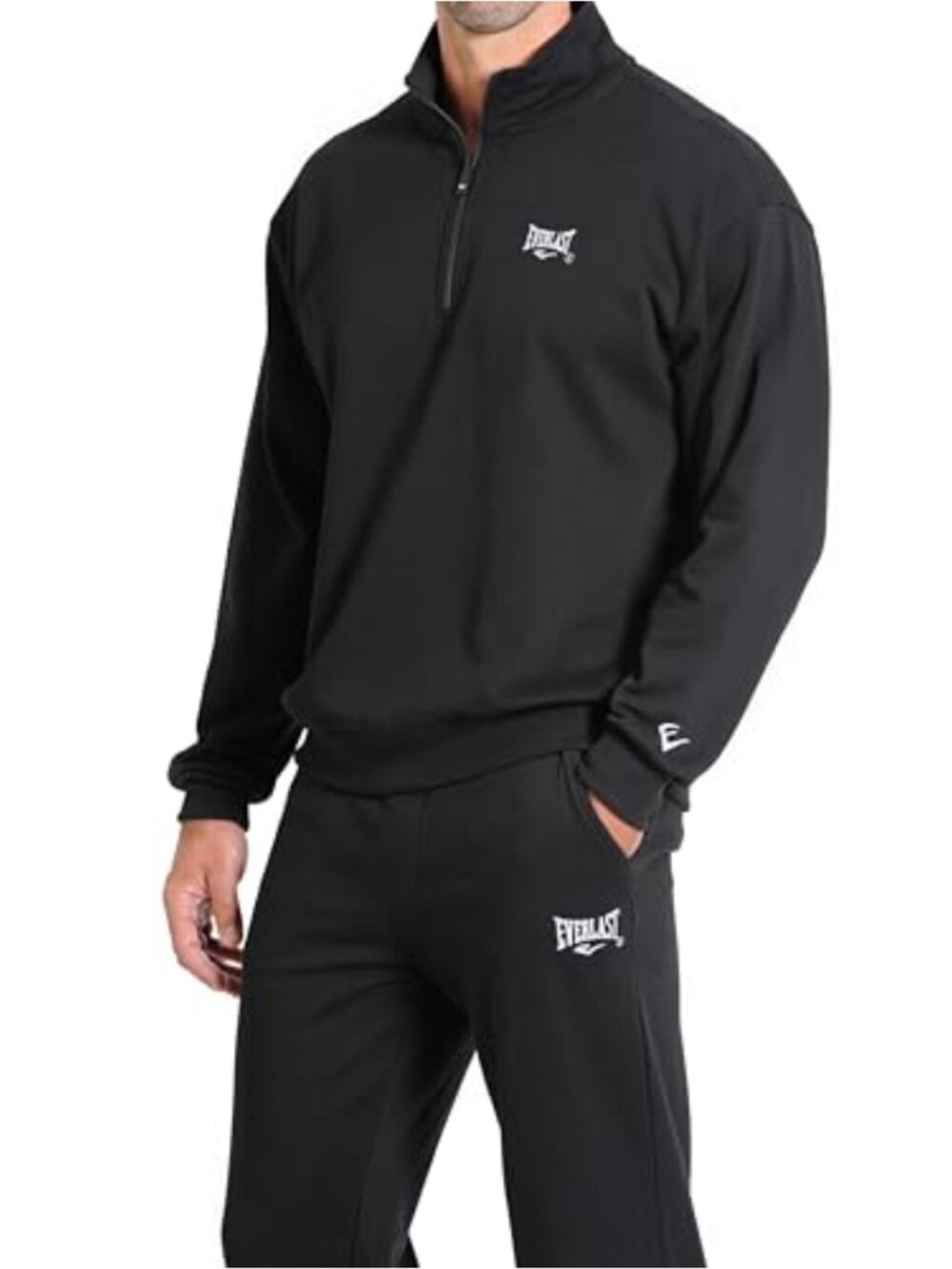 Everlast Men's Fleece Half Zip Sweatshirt Athletic Pullover